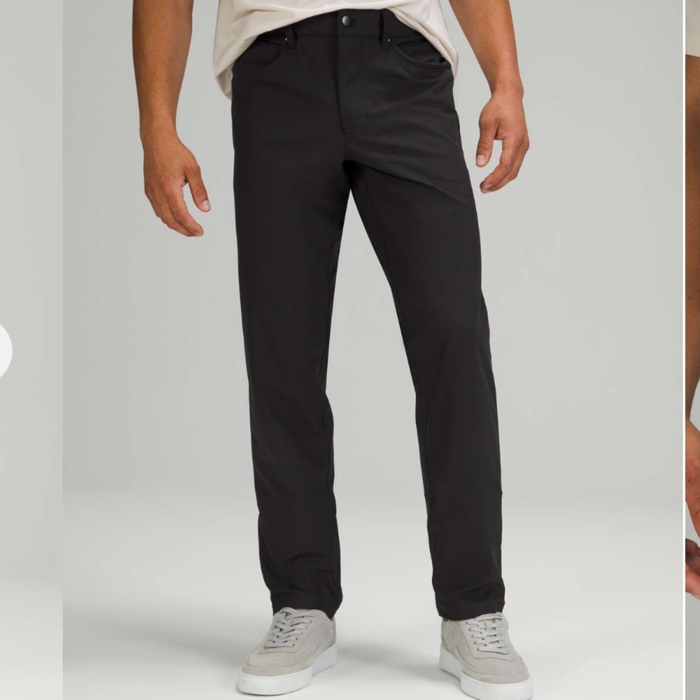 Lululemon ABC Classic Fit Five Pocket Pant Warpstreme in Black Size 36